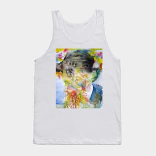 CHARLES DICKENS - watercolor portrait .1 Tank Top